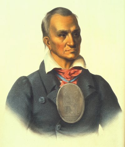 Red Jacket, un capo di guerra Seneca, 1854 da Thomas Loraine McKenney